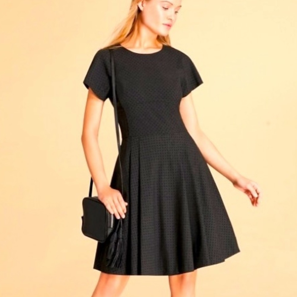 Brooks Brothers Red Fleece Polka Dot Dress